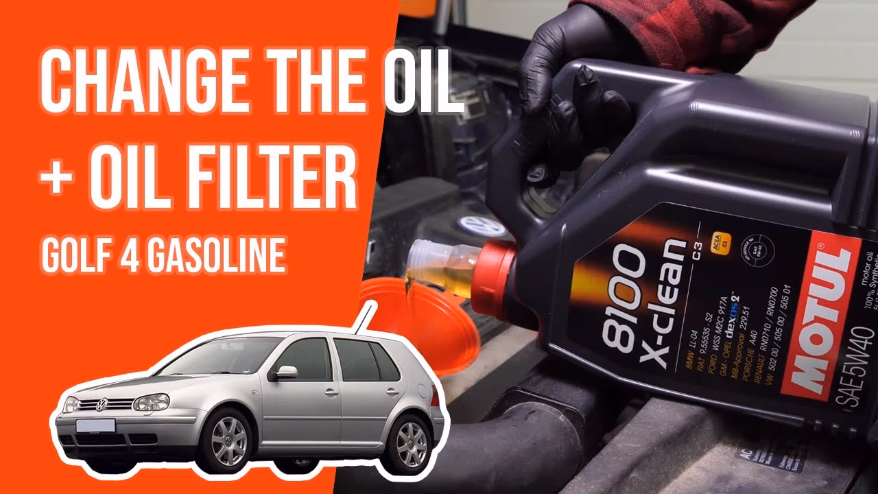 How to replace engine oil & filter VW Golf 4?