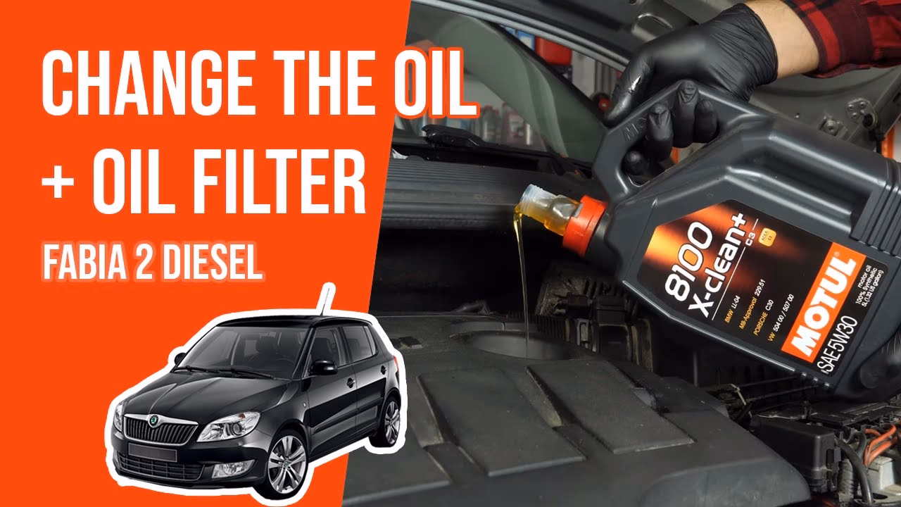 How to change engine oil – Koda Fabia 6Y2?