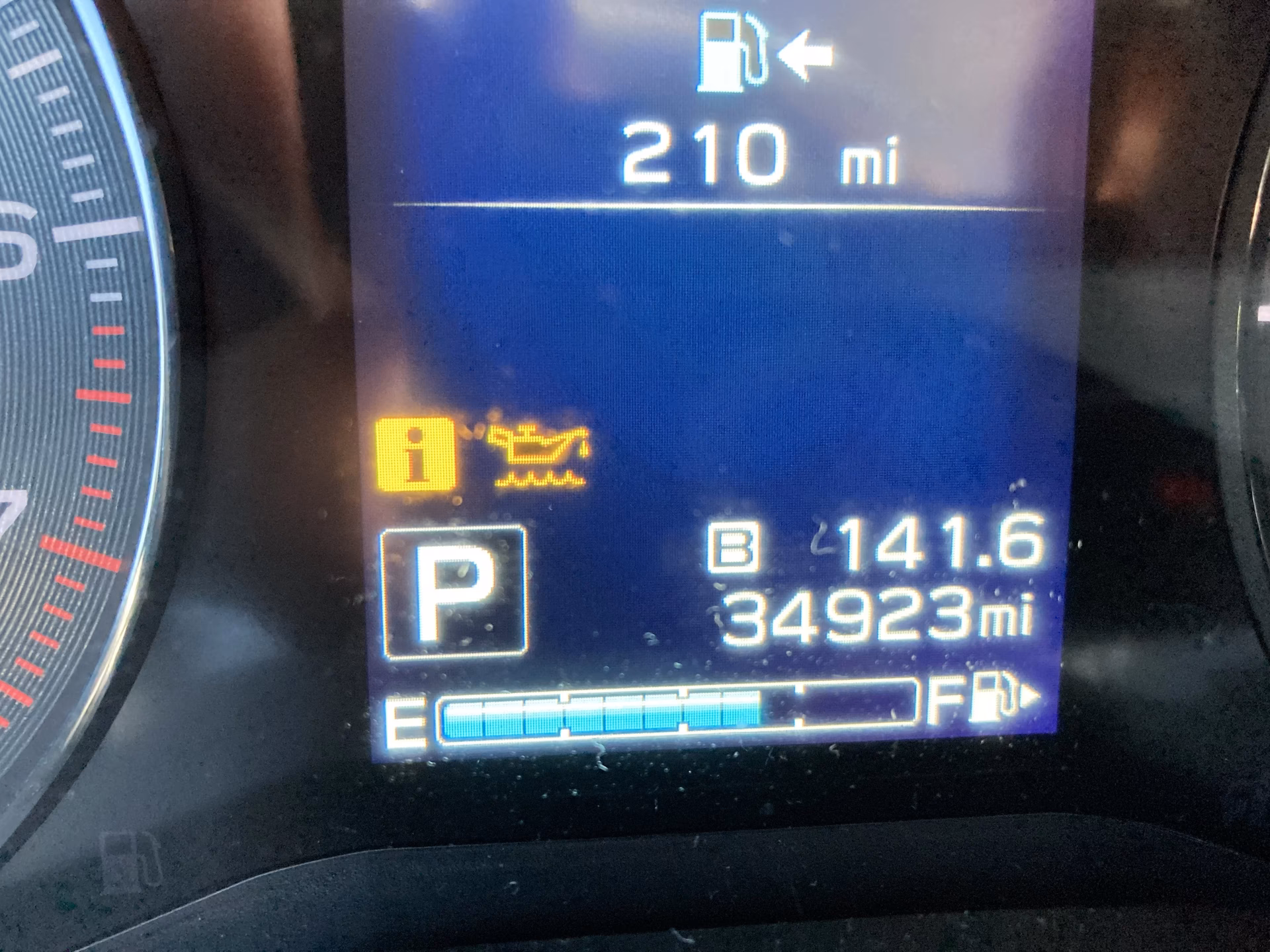 How to reset the Low Oil Light in a Subaru Outback?