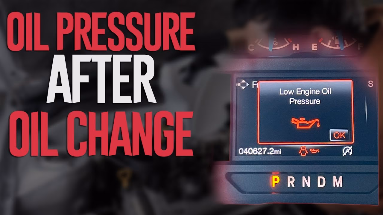 What happens if engine oil is too low?