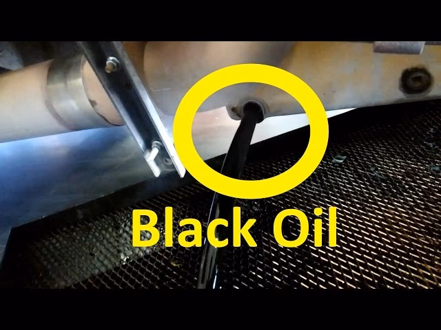 When does engine oil turn black?