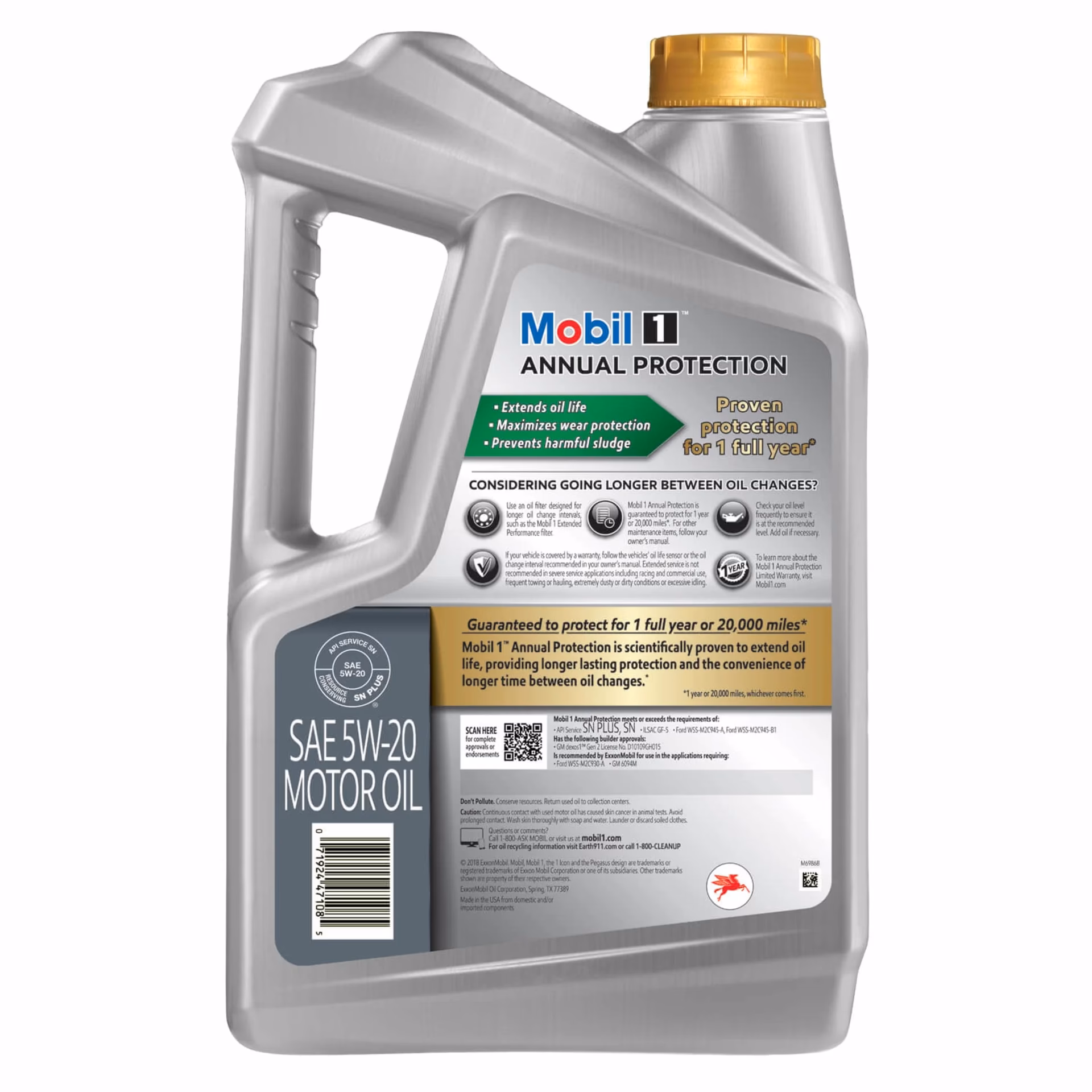 How long does Mobil 1 oil last?