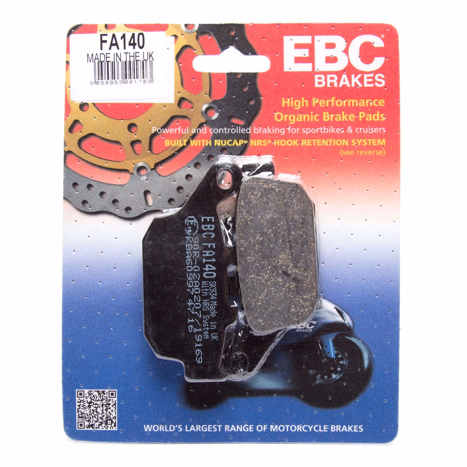 Where are EBC brake pads made?
