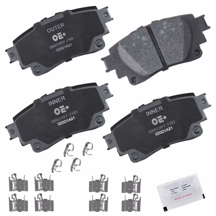 Are OE+ brake pads ceramic?