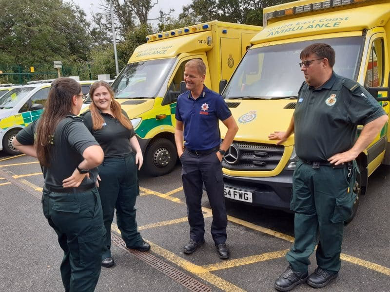 What is the non-emergency patient transport service (NEPTS) in Sussex?