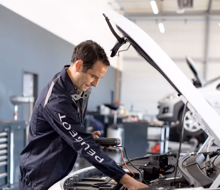 What services does a Peugeot service centre offer?