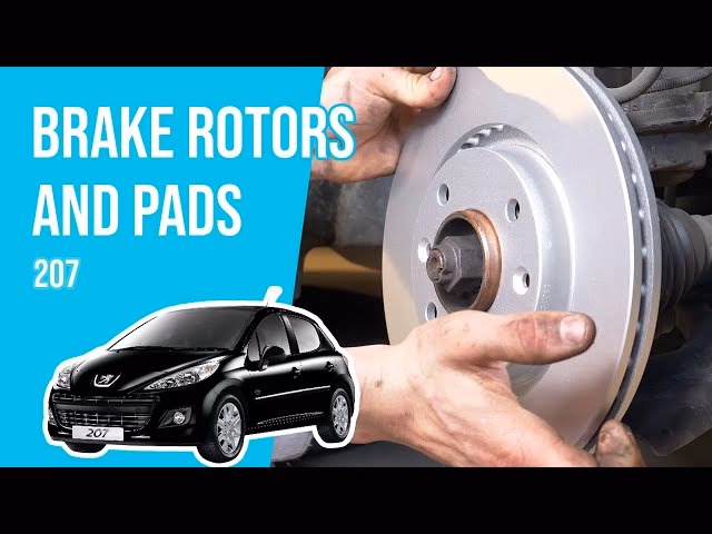 How do you remove a wheel from a Peugeot 207?