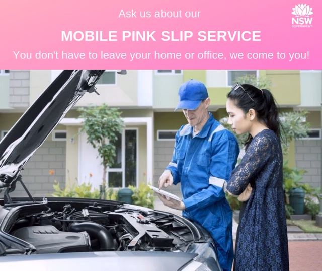 What is a pink slip vehicle safety check?