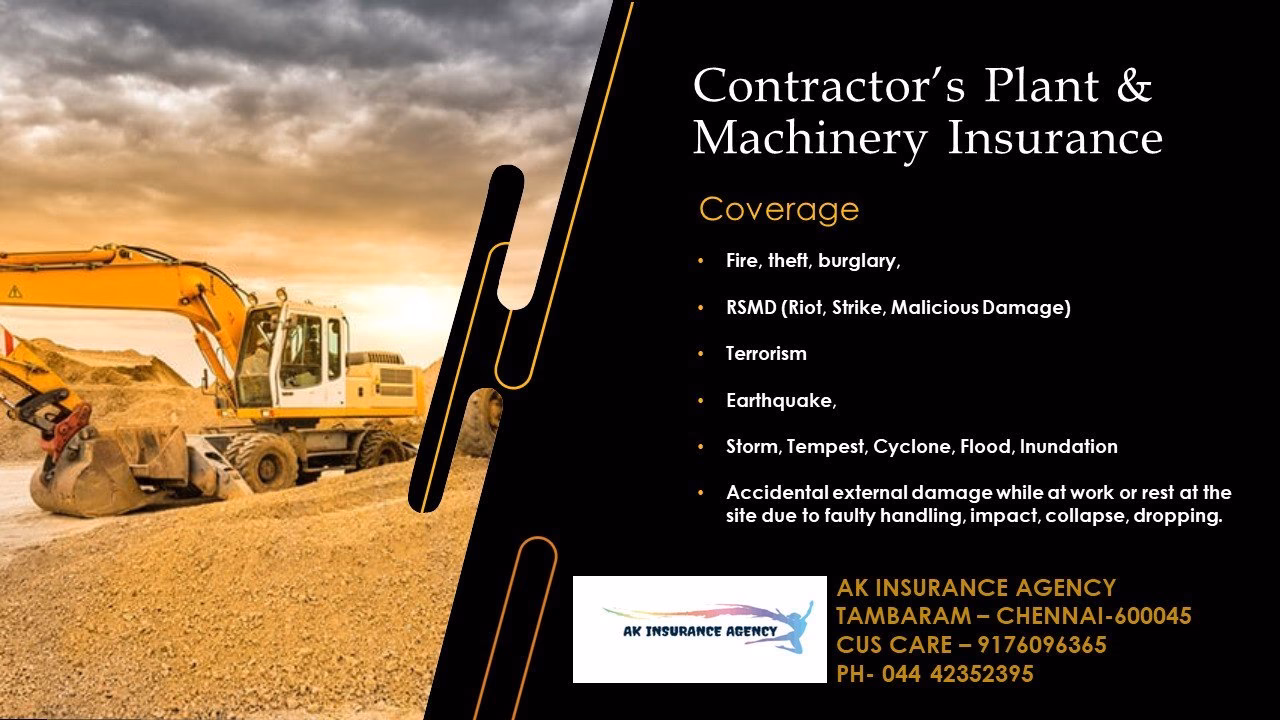 What type of insurance do I need for my plant & machinery?