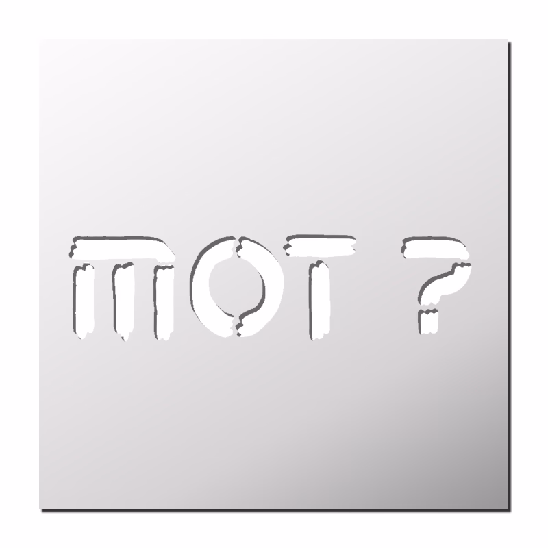 Qu'est-ce qu'un pochoir?