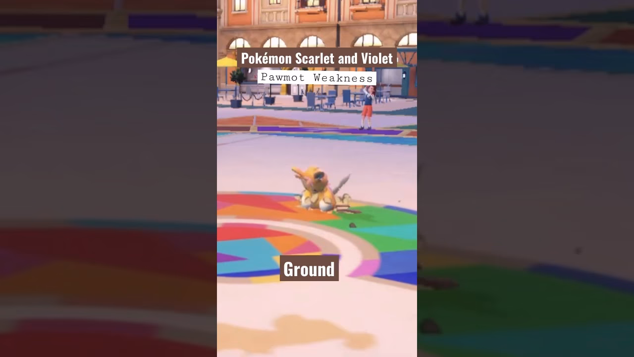 What are pawmot's weaknesses in Pokémon Scarlet & Violet?