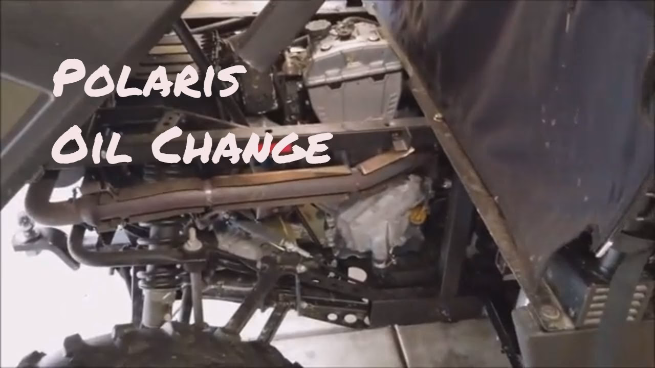 How to change the engine oil in Polaris RZR 570?