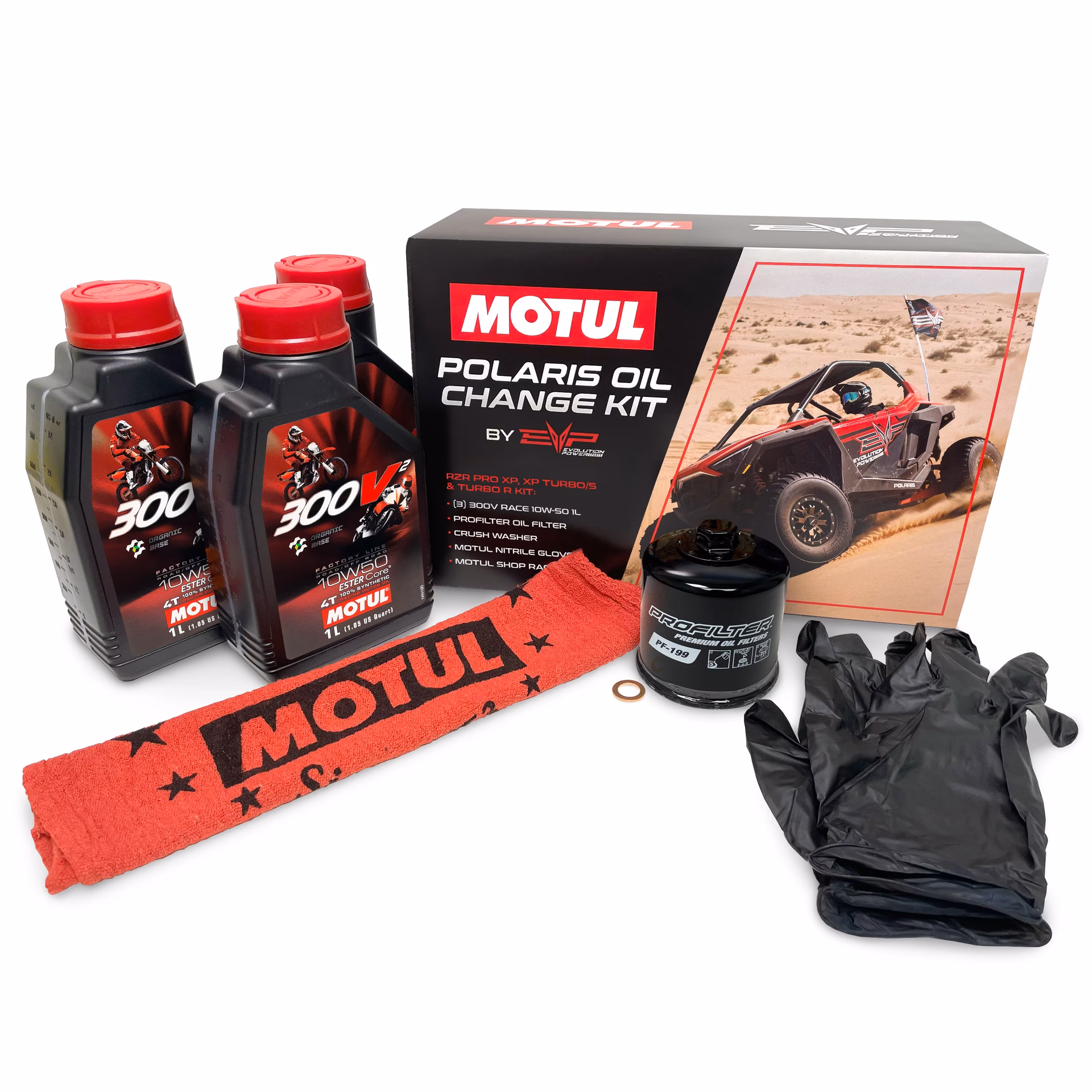 What's in a Polaris ATV oil change kit?