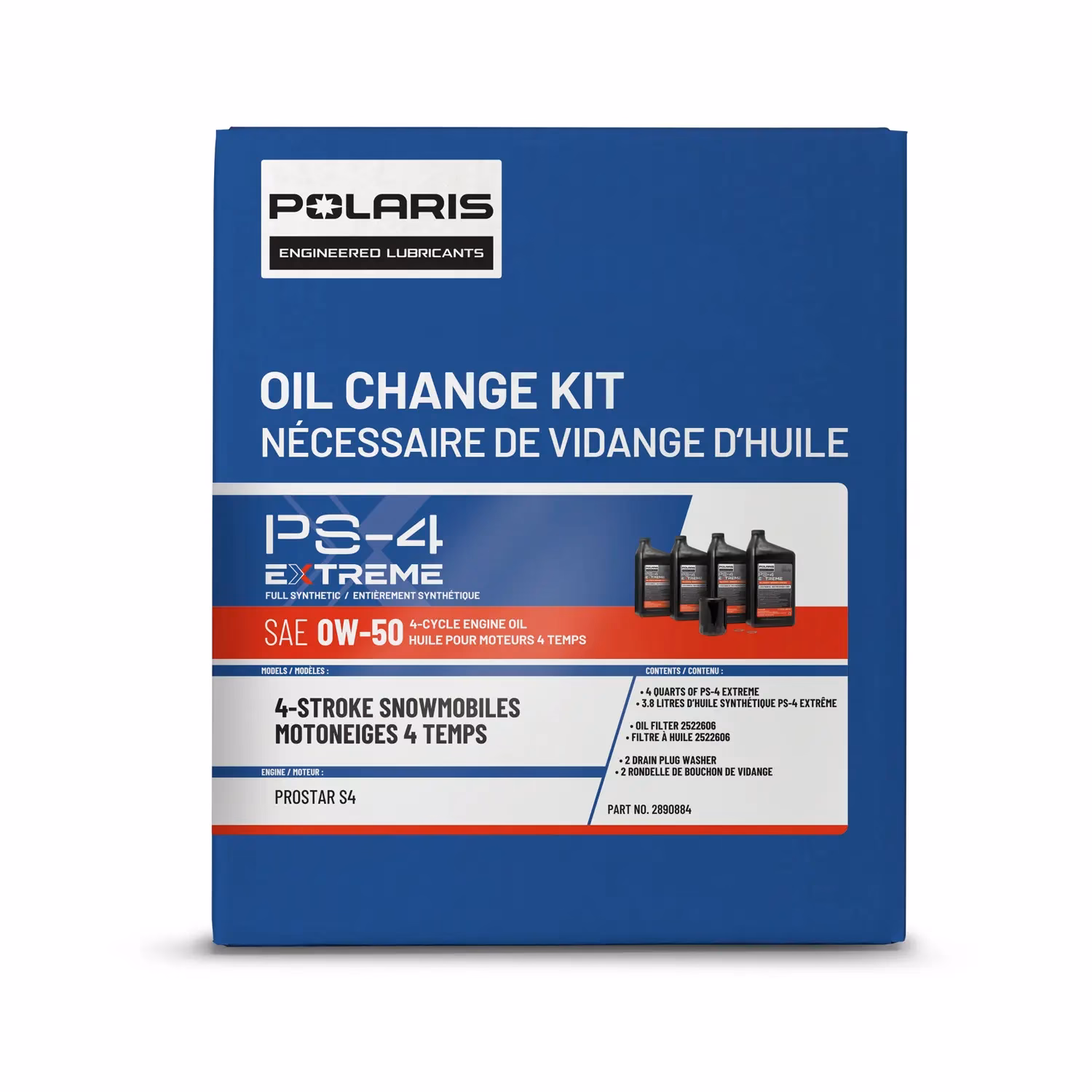 How do you lubricate a Polaris snowmobile?