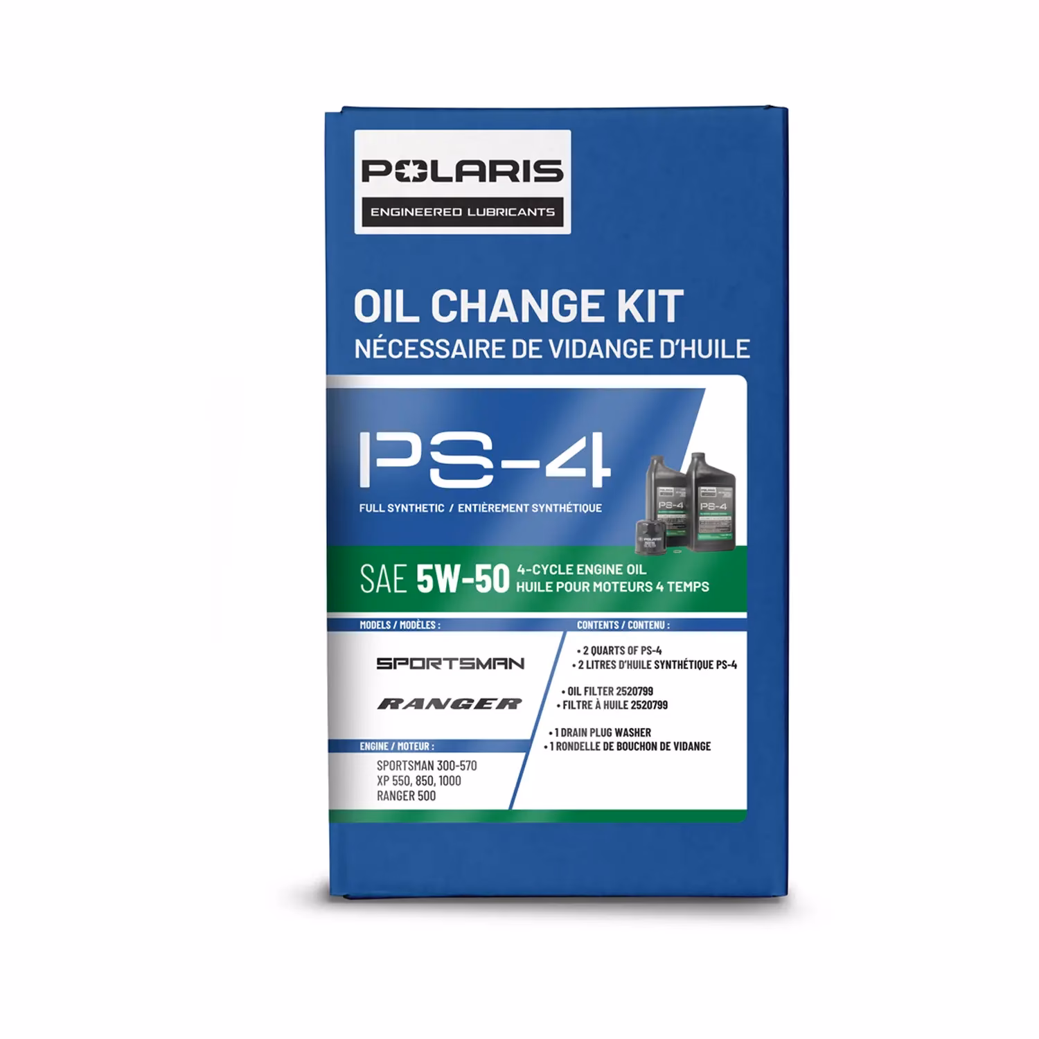How much oil does a Polaris Sportsman 110 require?
