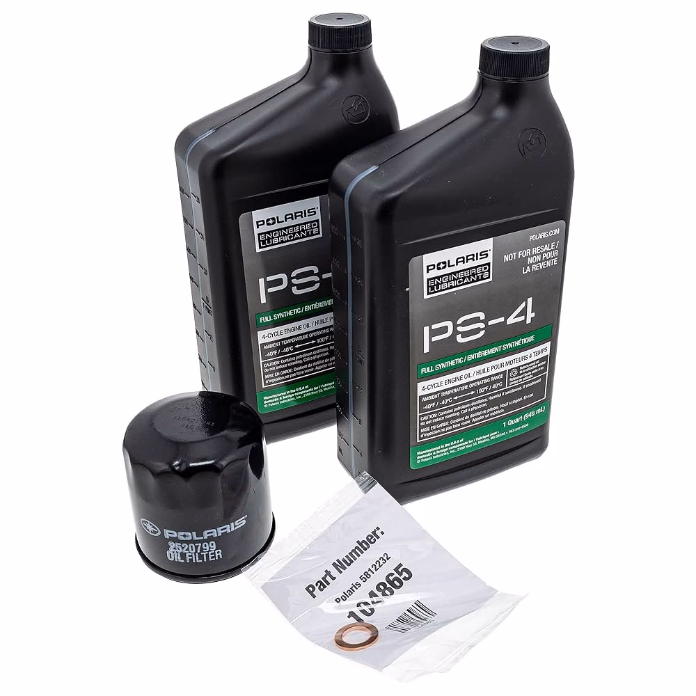 What does a Polaris oil change kit include?