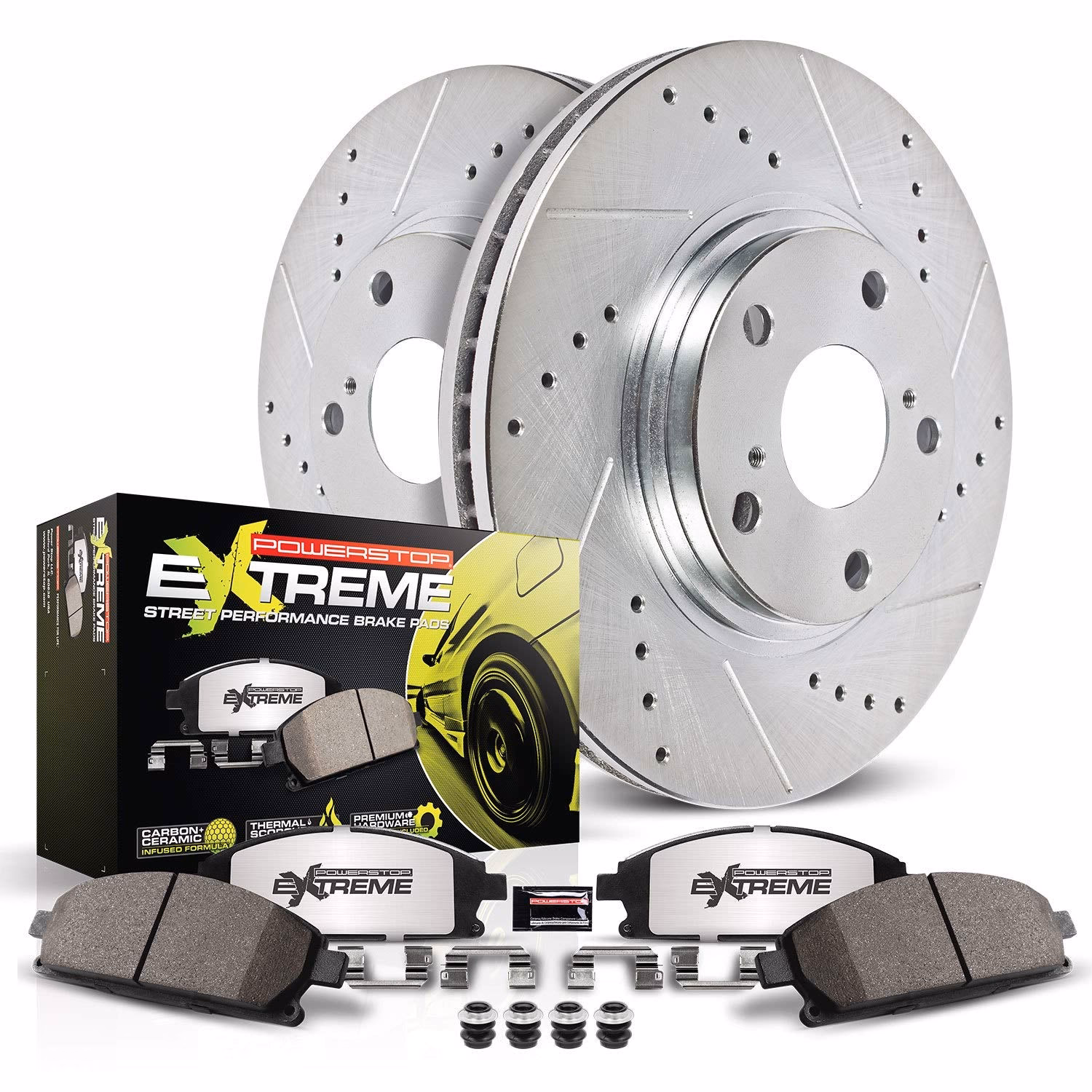 What does a PowerStop brake upgrade kit include?