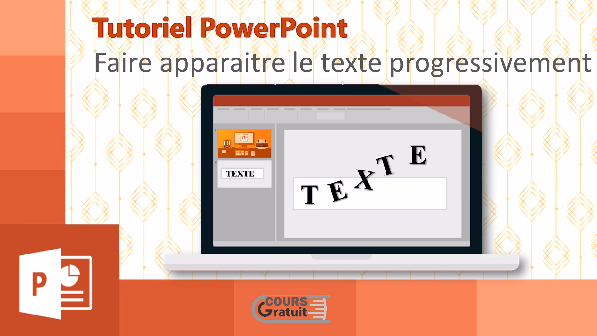 Comment faire apparaître les mots sur PowerPoint ?