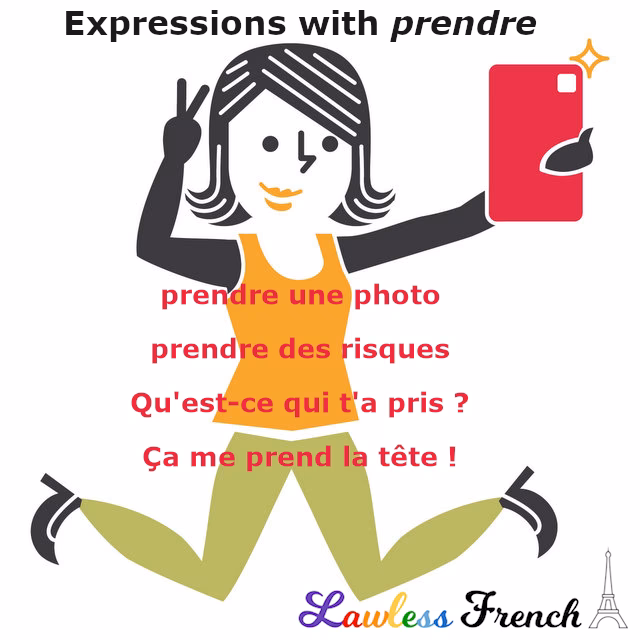 Qu'est-ce que prendre veut dire?