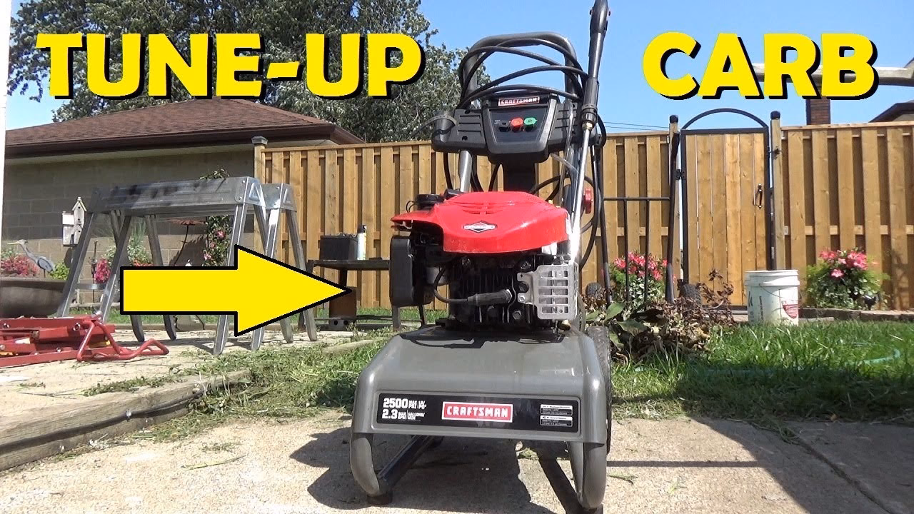 How to start a Craftsman pressure washer?