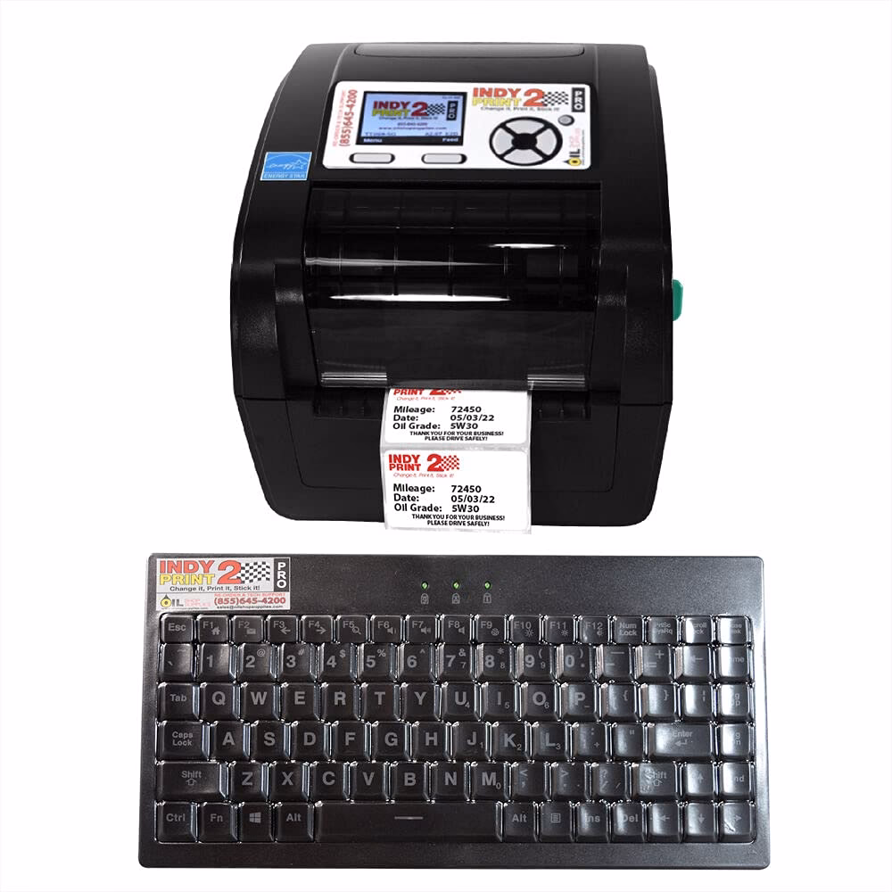What is the best oil change sticker printer?
