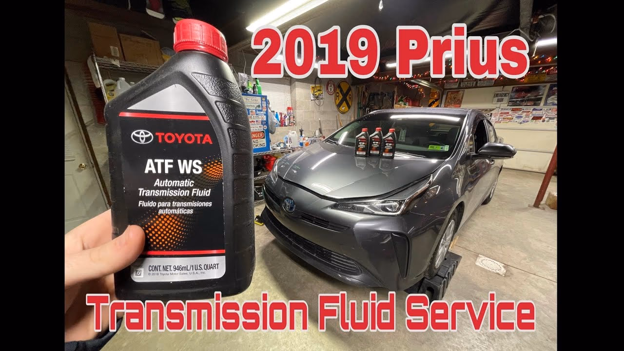 How much transmission fluid does a Toyota Prius need?