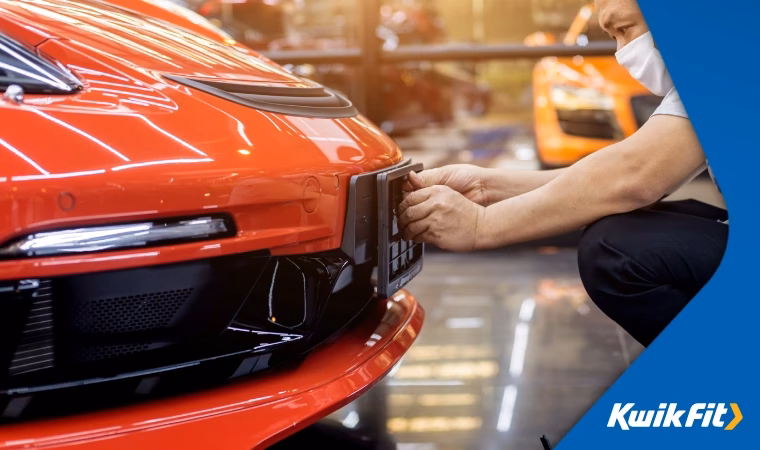 What is a private number plate?