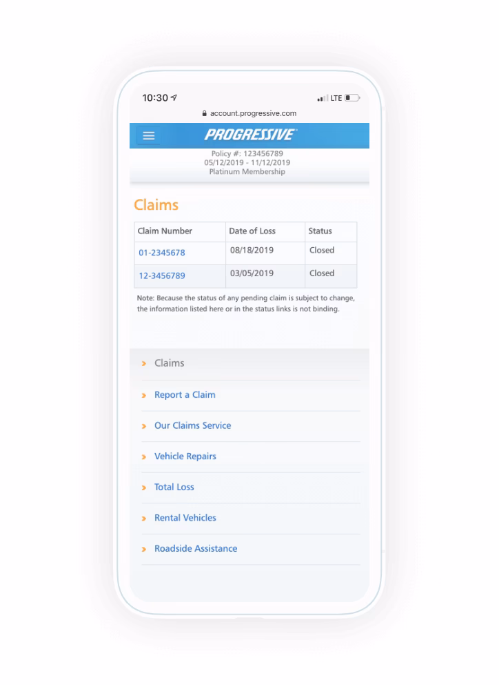 How do I contact progressive?