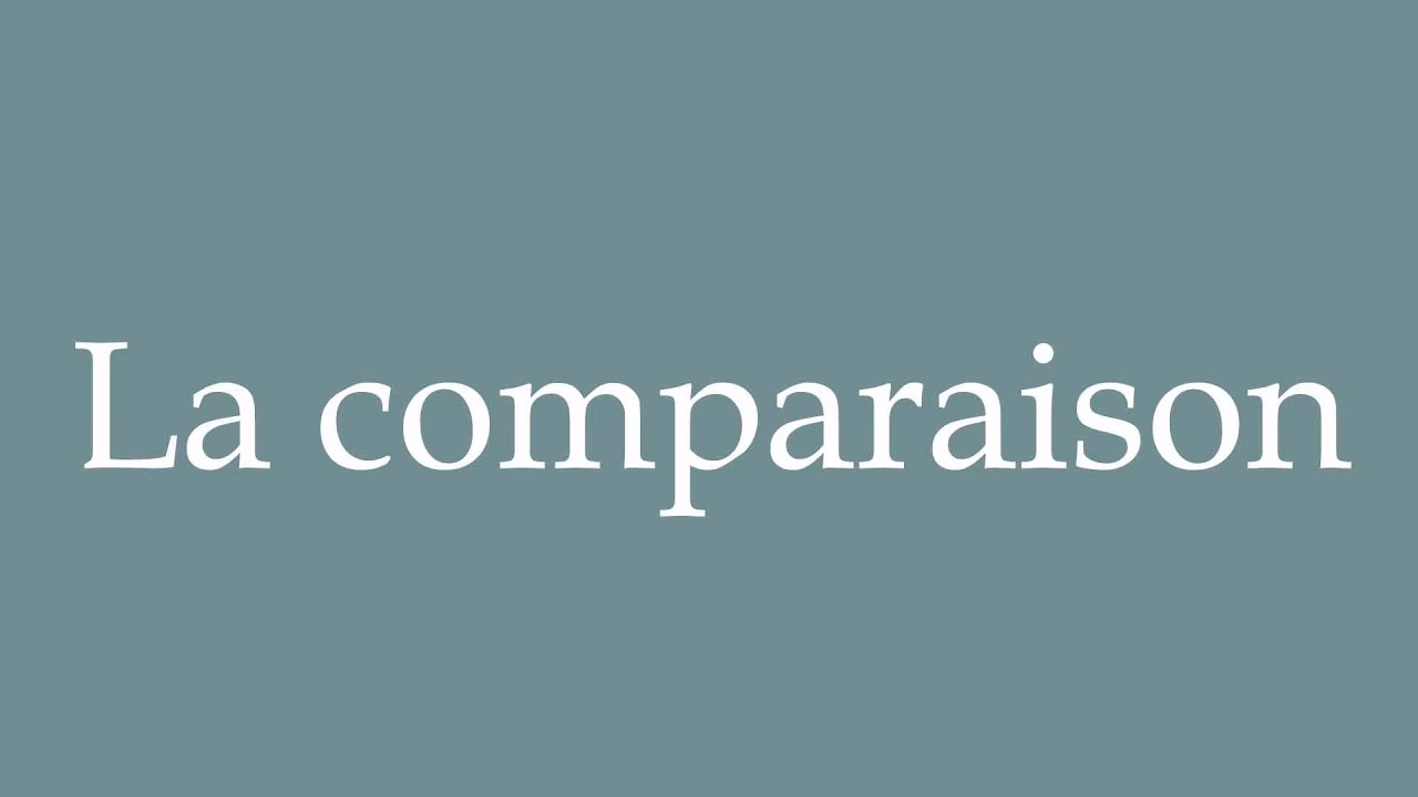 Quels sont les degrés de comparaison en grammaire ?