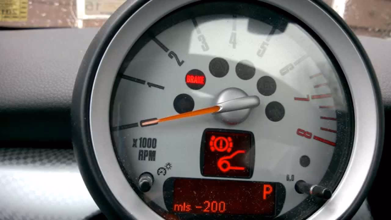 How do I reset the warning light?