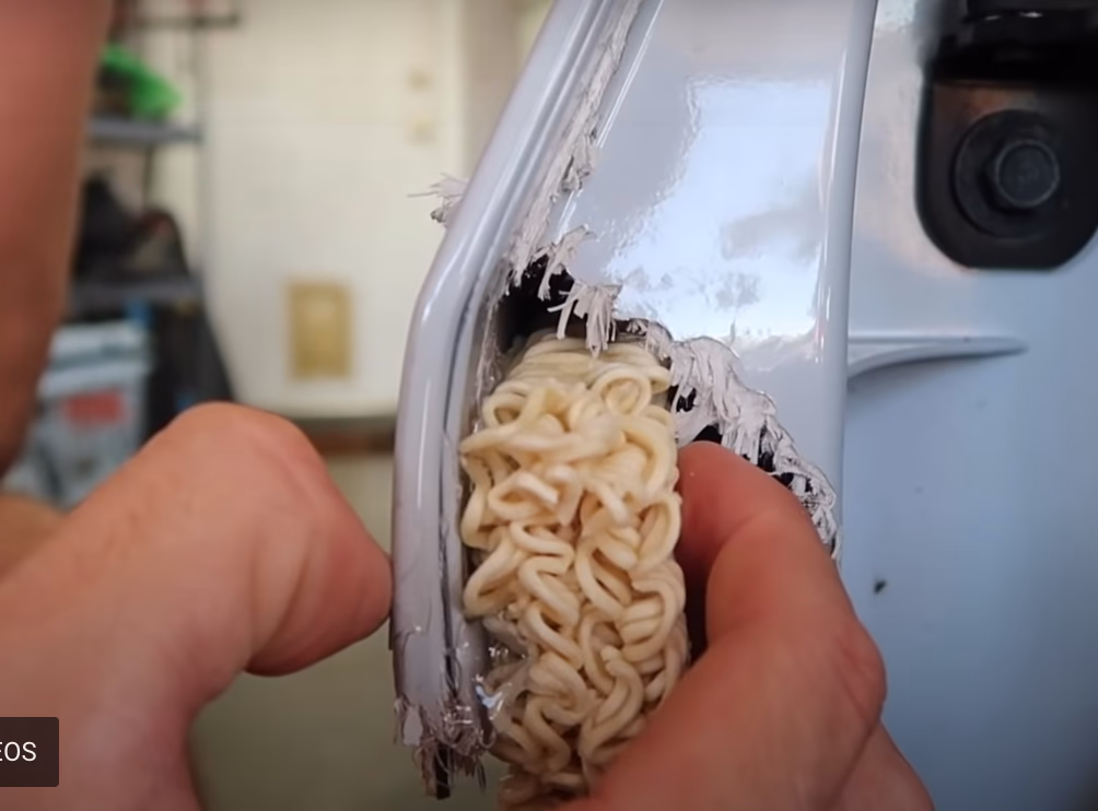 Can ramen noodle fix a broken sink?