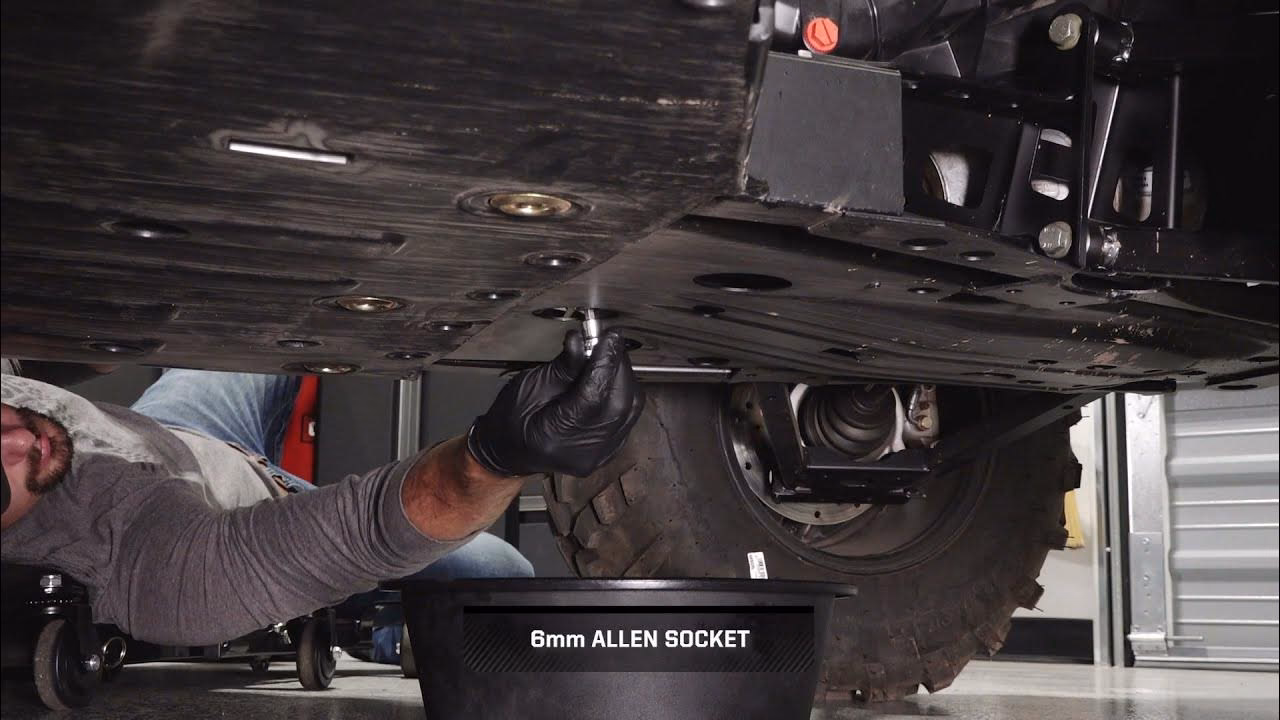 How to change engine oil and filter on 2022+ Ranger SP 570?