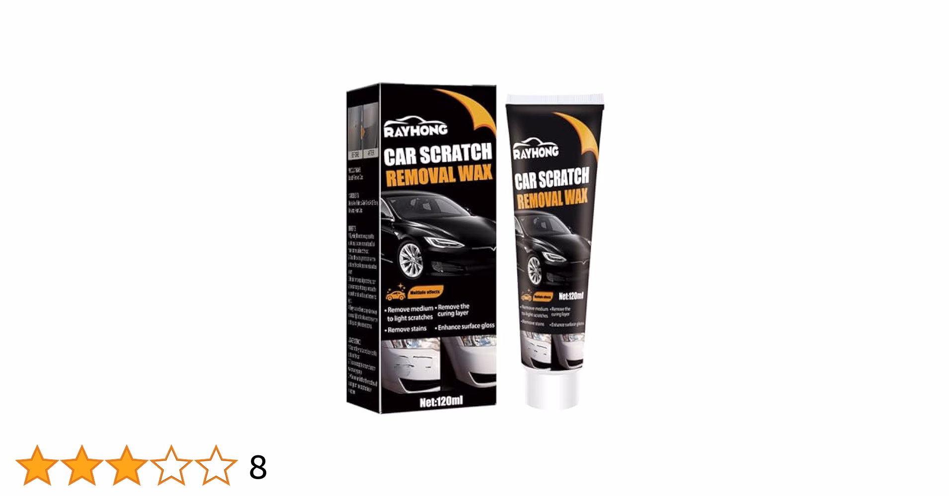 Does fast Polish remove scratches after a wash?