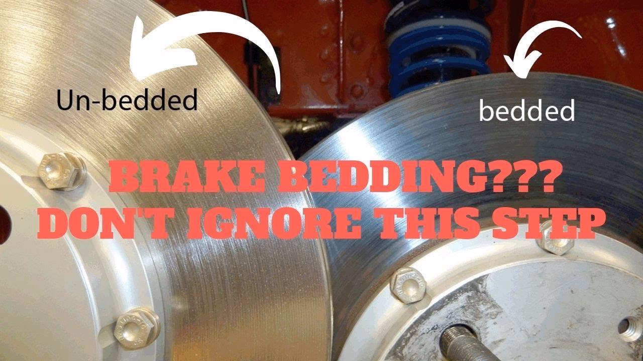 What are the benefits of a bedded brake rotor?