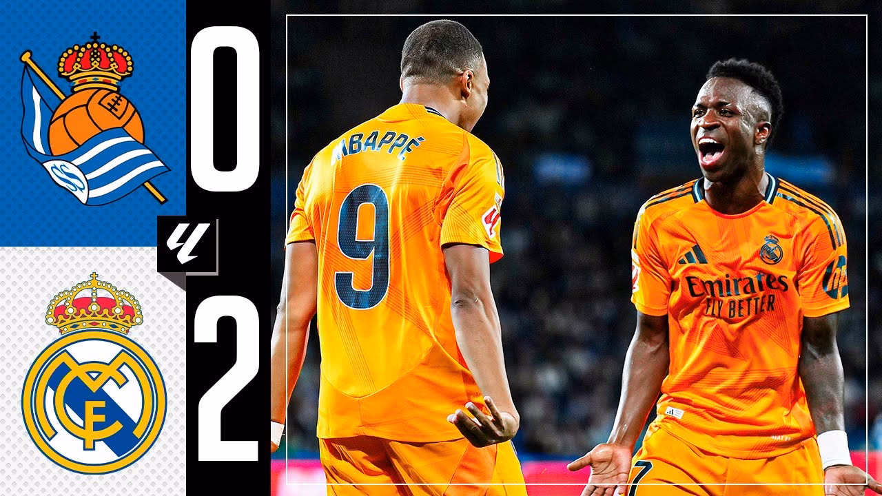 What is the current head to head record for Real Madrid vs Real Sociedad?