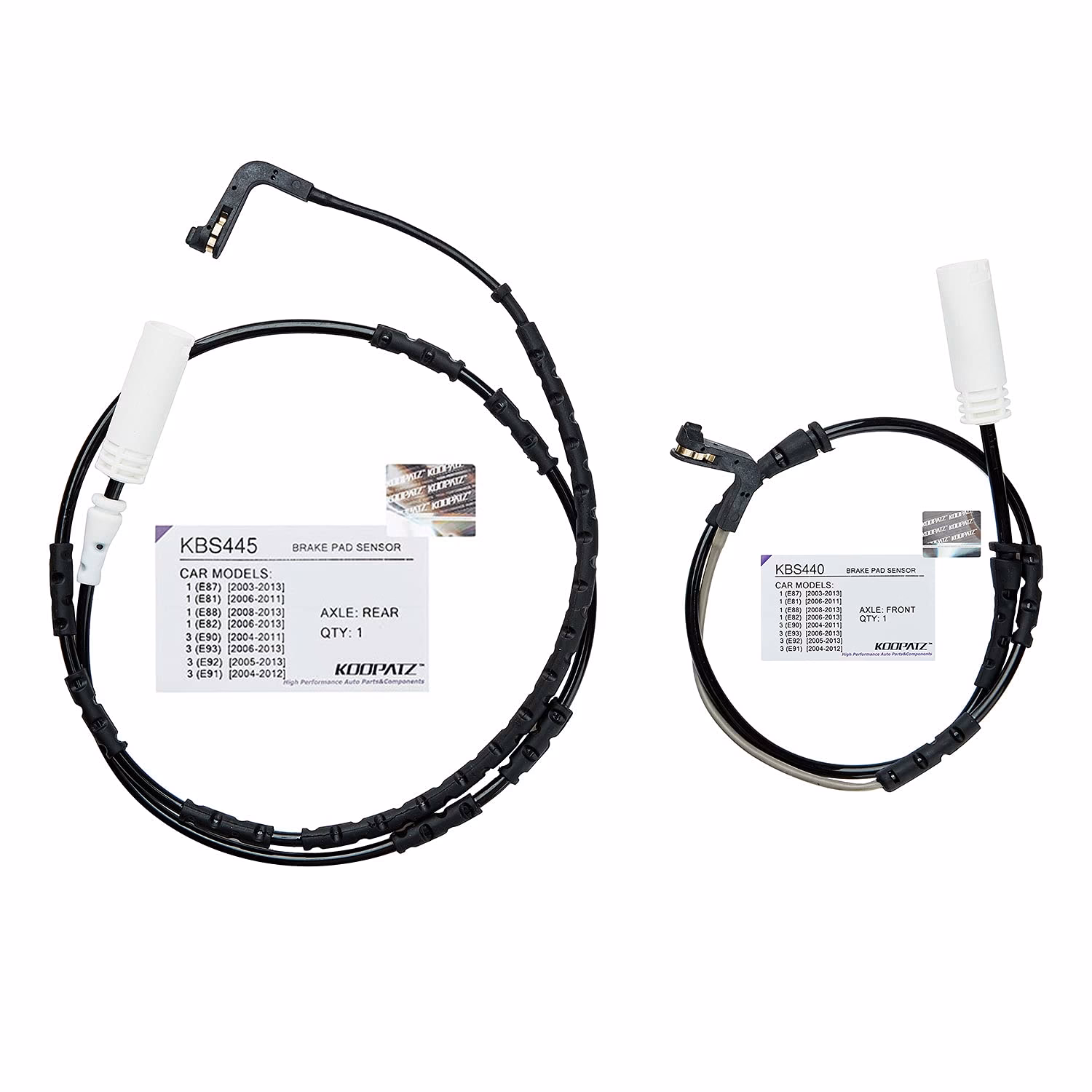 What happens if a BMW brake pad sensor is broken?