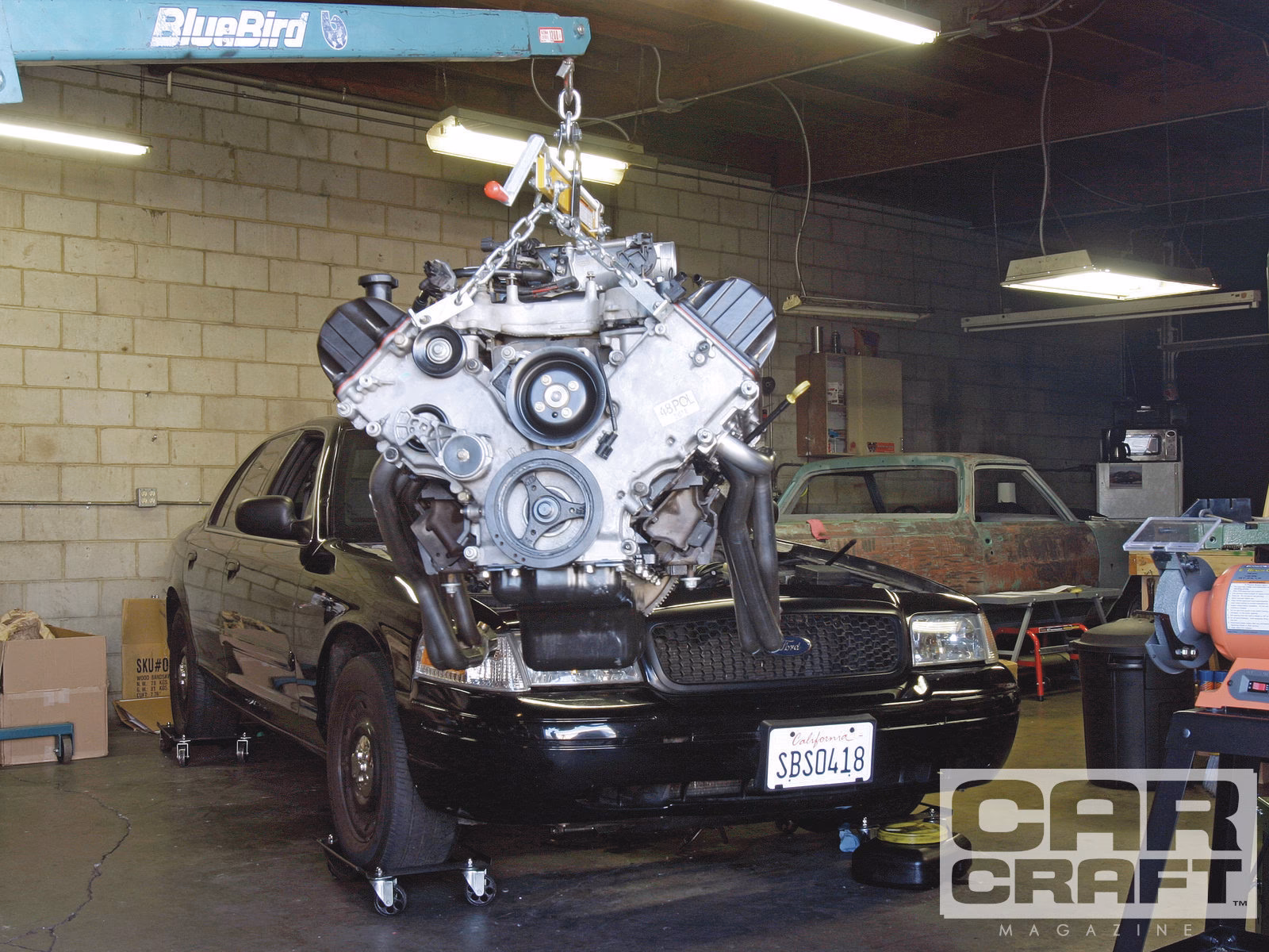 How do you get power from a 4.6L Modular Ford?