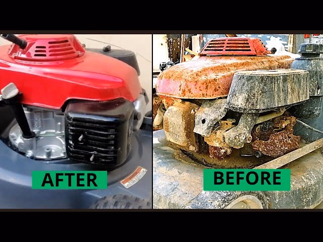 Can You rebuild a lawnmower engine?