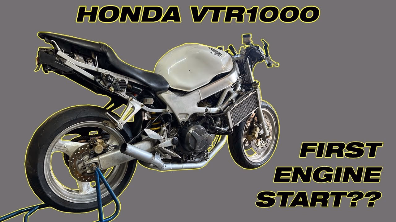 What kind of engine does a Honda VTR1000F have?
