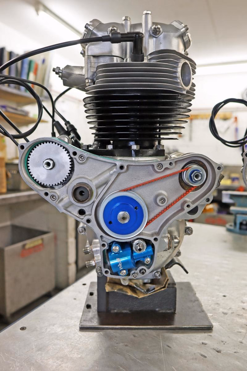 Where is Brian Wooley's Rusty BSA A10 engine?