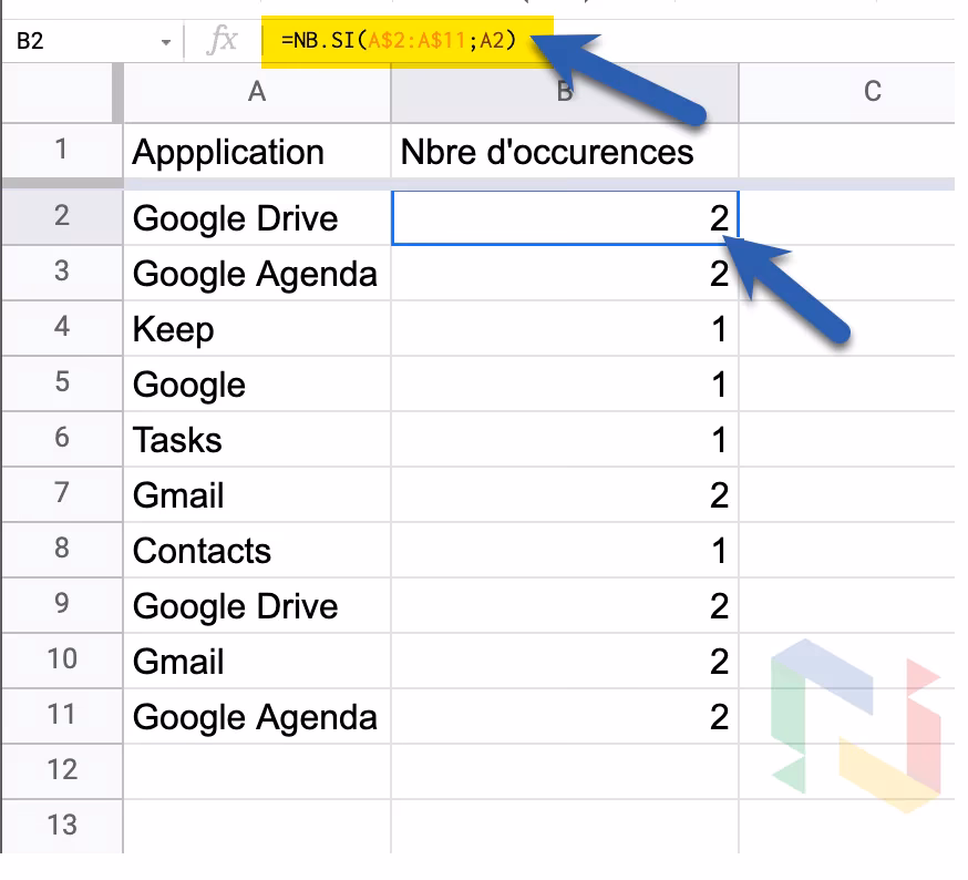 Comment faire une recherche sur Google Sheets ?