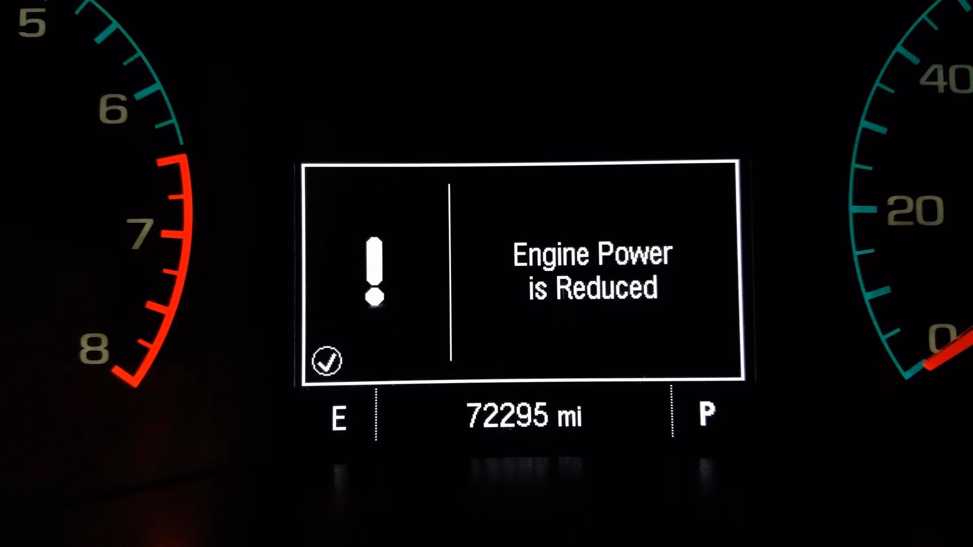 What causes reduced engine power?