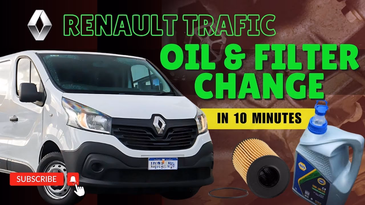How do I replace the oil filter on my Renault Trafic I?