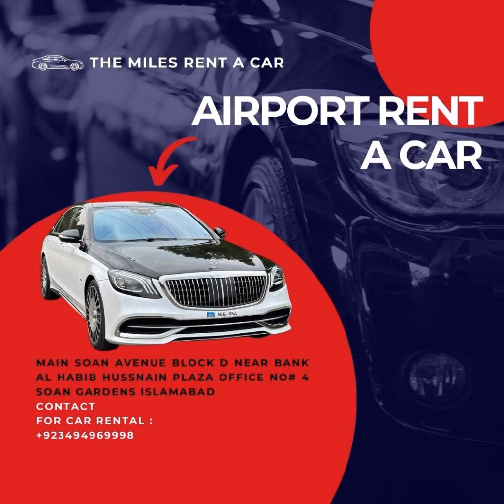 Where to rent a car in Islamabad?