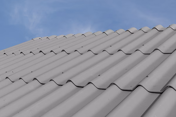 How do I seal a hole in my asbestos roof?