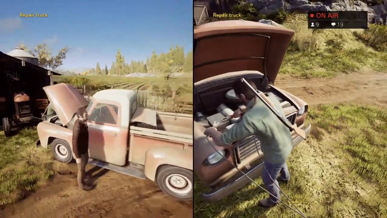 What happens in a way out?