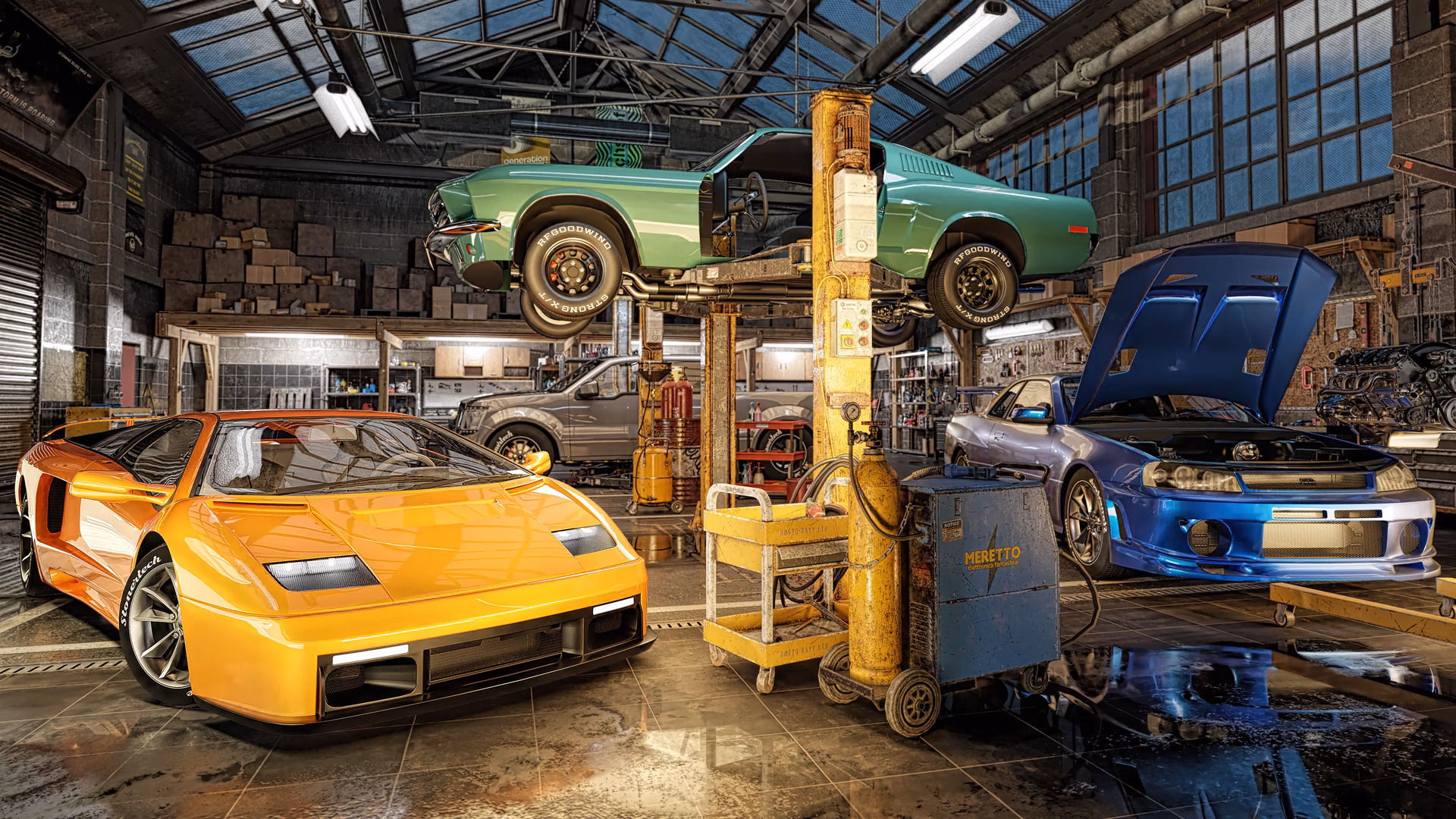 Can I play car mechanic fix the car simulator online for free?
