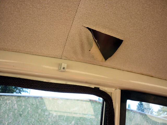 Can a sagging headliner be repaired?