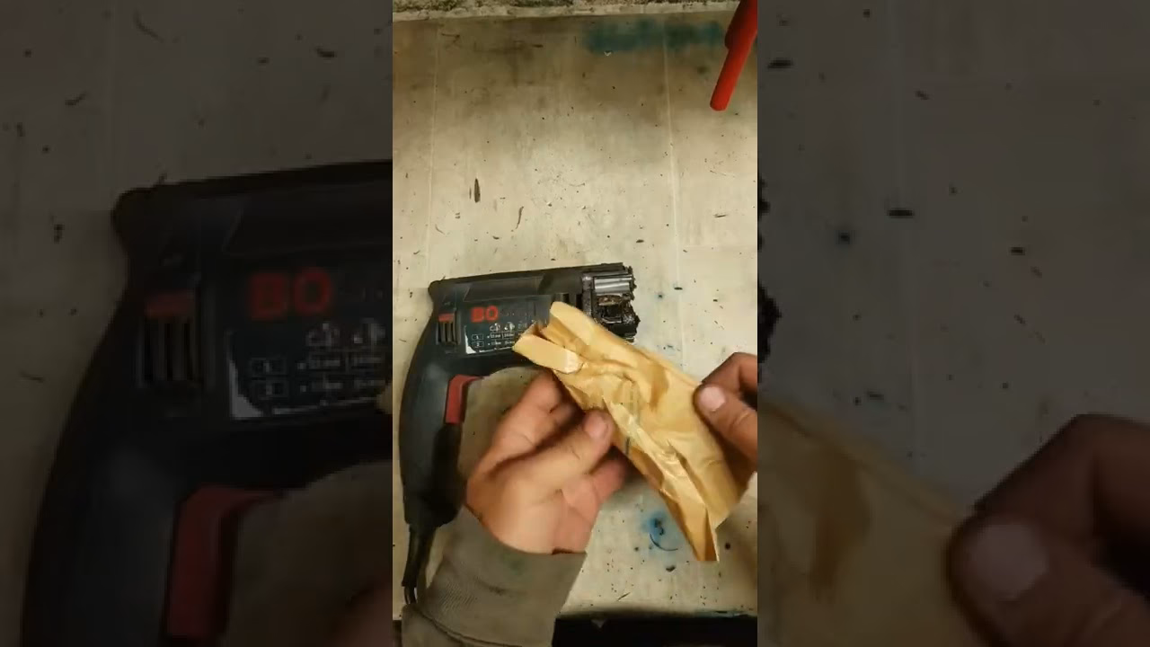 How do you unlock the clutch on a Bosch drill?