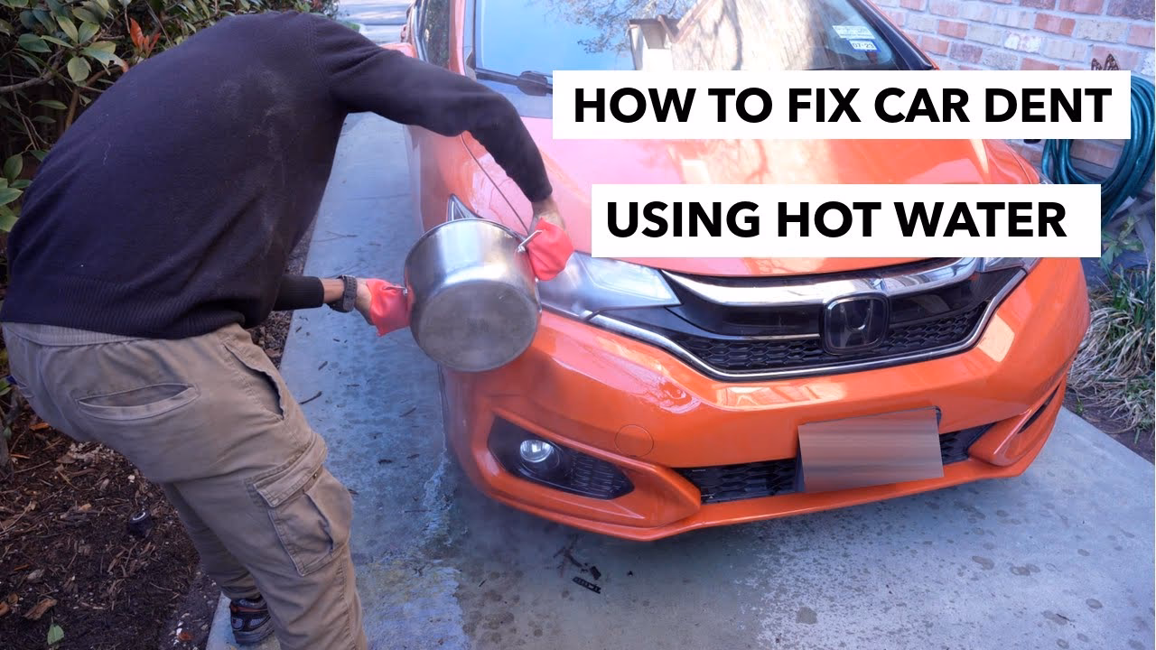 How do you fix a car dent?